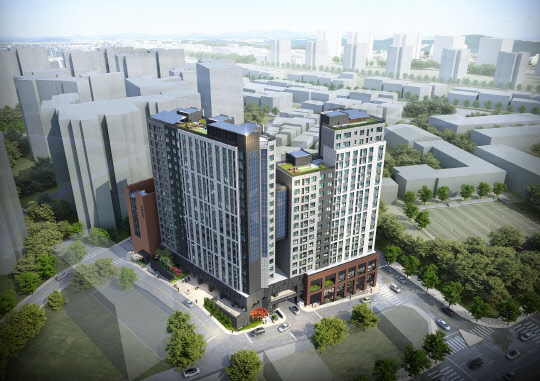 아현 푸르지오 클라시티 조감도. <대우건설 제공>